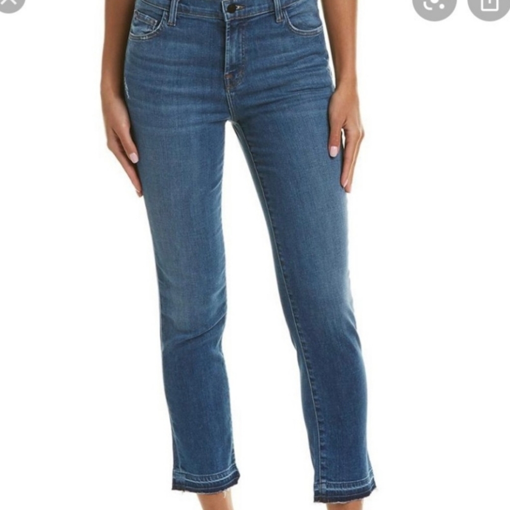 J BRAND High Rise Ruby Crop virtuosity denim 31